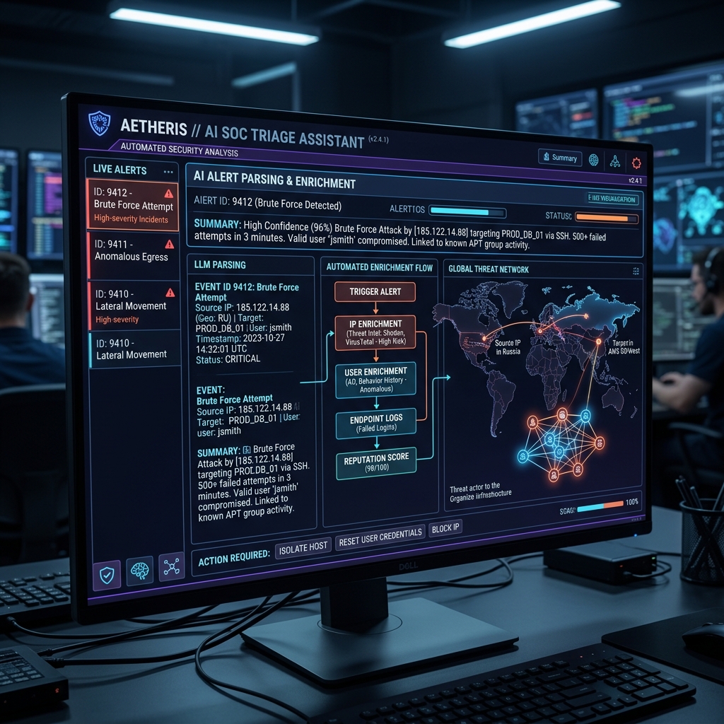 AI SOC Triage Assistant